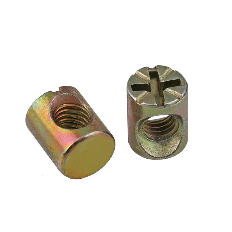 Slot/Cross Dowel Phillips Horizontal Hole Nut Hammer Embedded Nut - Image 3