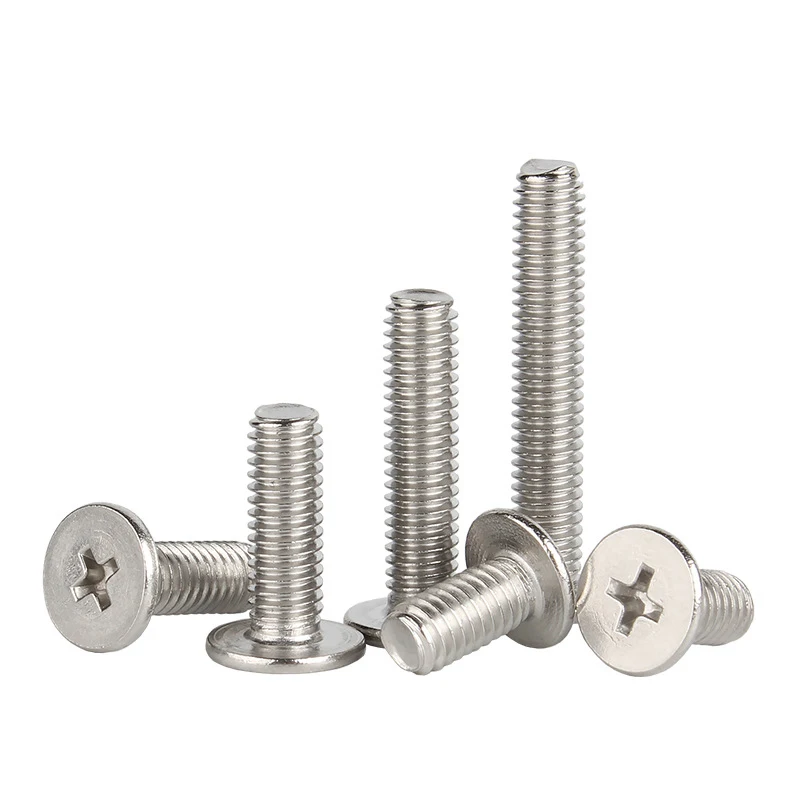 304 Stainless Steel Cross Phillips CM Thin Head Screw - Image 3