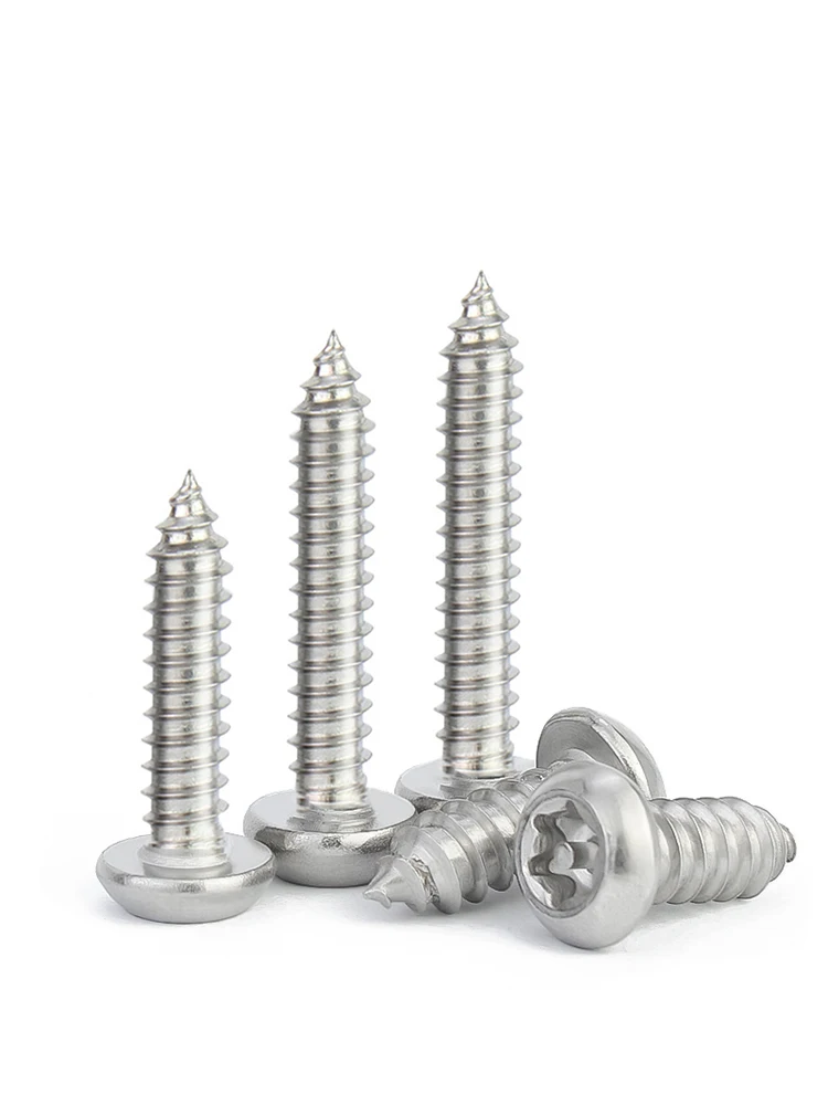 304 Stainless Steel Self Tapping Torx Button Head With Pin Security Screw - Image 5