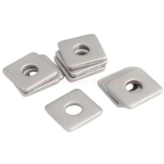 DIN436 304 Stainless Steel Square Washer