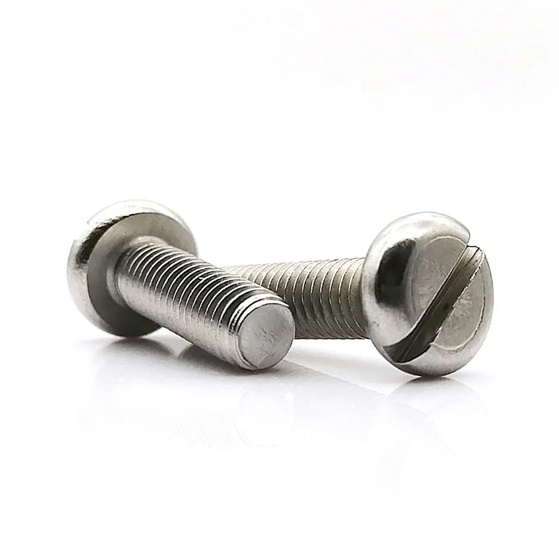 304 Stainless Steel DIN84 ISO1207 Slotted Cheese Head Screw - Image 2