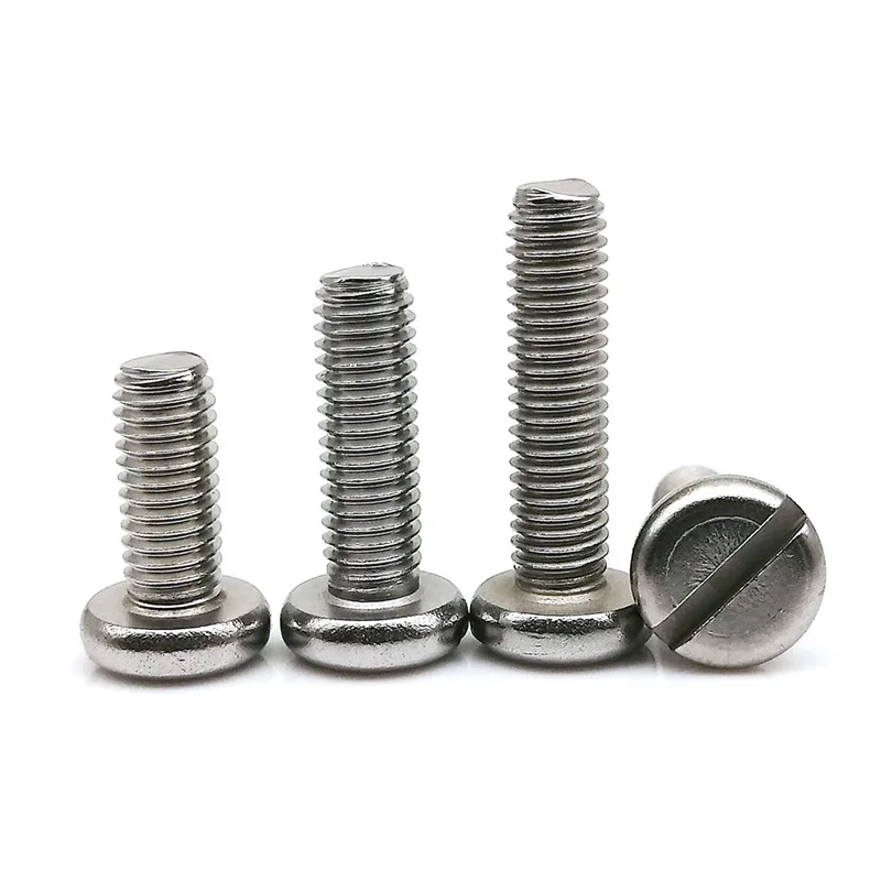 304 Stainless Steel DIN84 ISO1207 Slotted Cheese Head Screw - Image 3