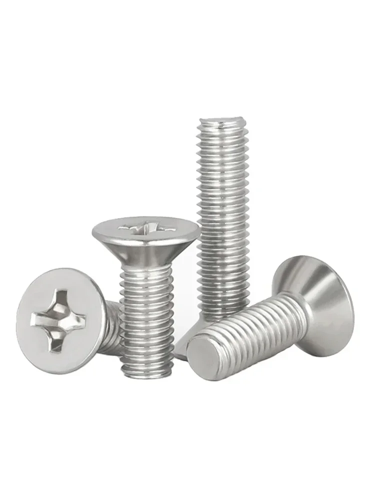 GB819 304 Stainless Steel Cross Phillips Countersunk Screw - Image 5