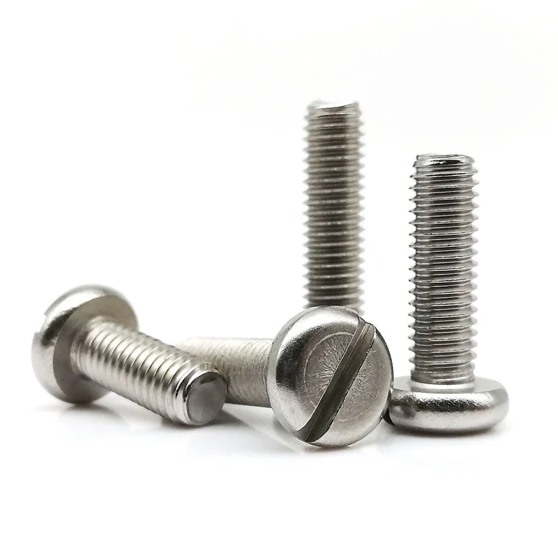 304 Stainless Steel DIN84 ISO1207 Slotted Cheese Head Screw - Image 5