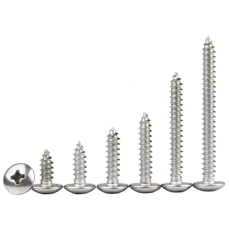 304 Stainless Steel Self-tapping Mushroom Screw - Image 4