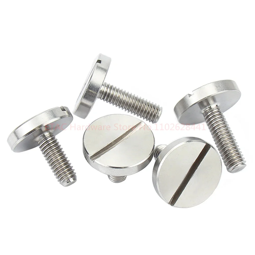 GB833 304 Stainless Steel Slotted Big Flat Head Screw - Image 4