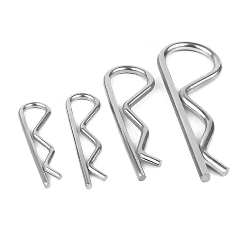 304 Stainless Steel R Shaped Spring Cotter Clip Pin - Image 7
