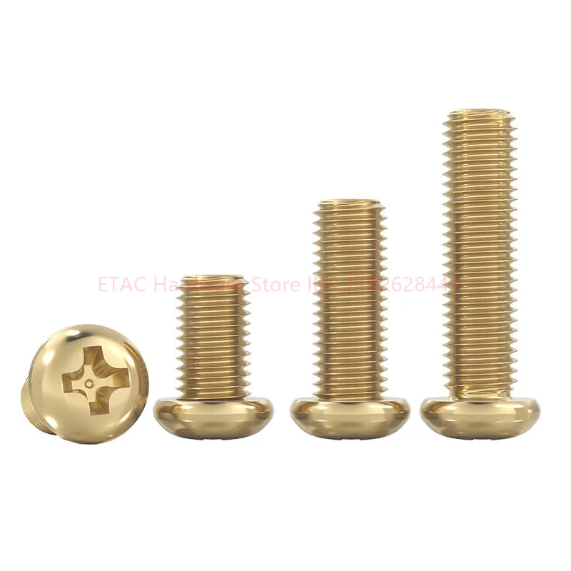 Brass Phillips Pan Head Screw - Image 3