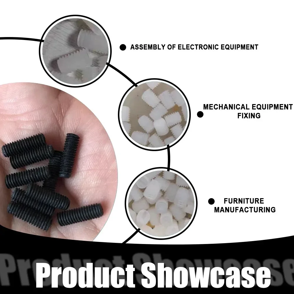GB73 DIN551 Nylon Slotted Set Screw - Image 5